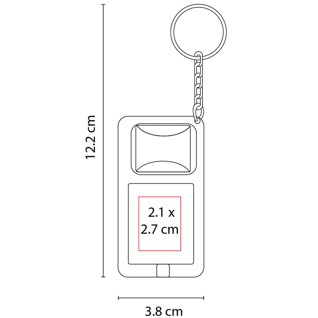 LLAVERO DESTAPADOR C/LUZ STADIUM