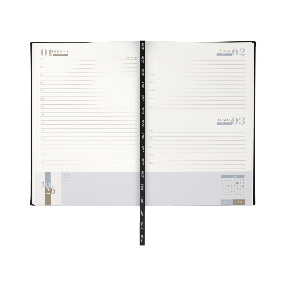 AGENDA DIARIA CLÁSICA 2026