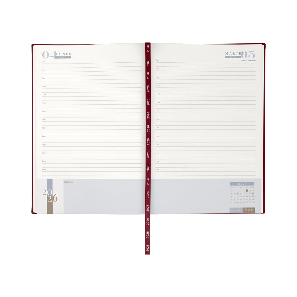 AGENDA DIARIA CLÁSICA 2026