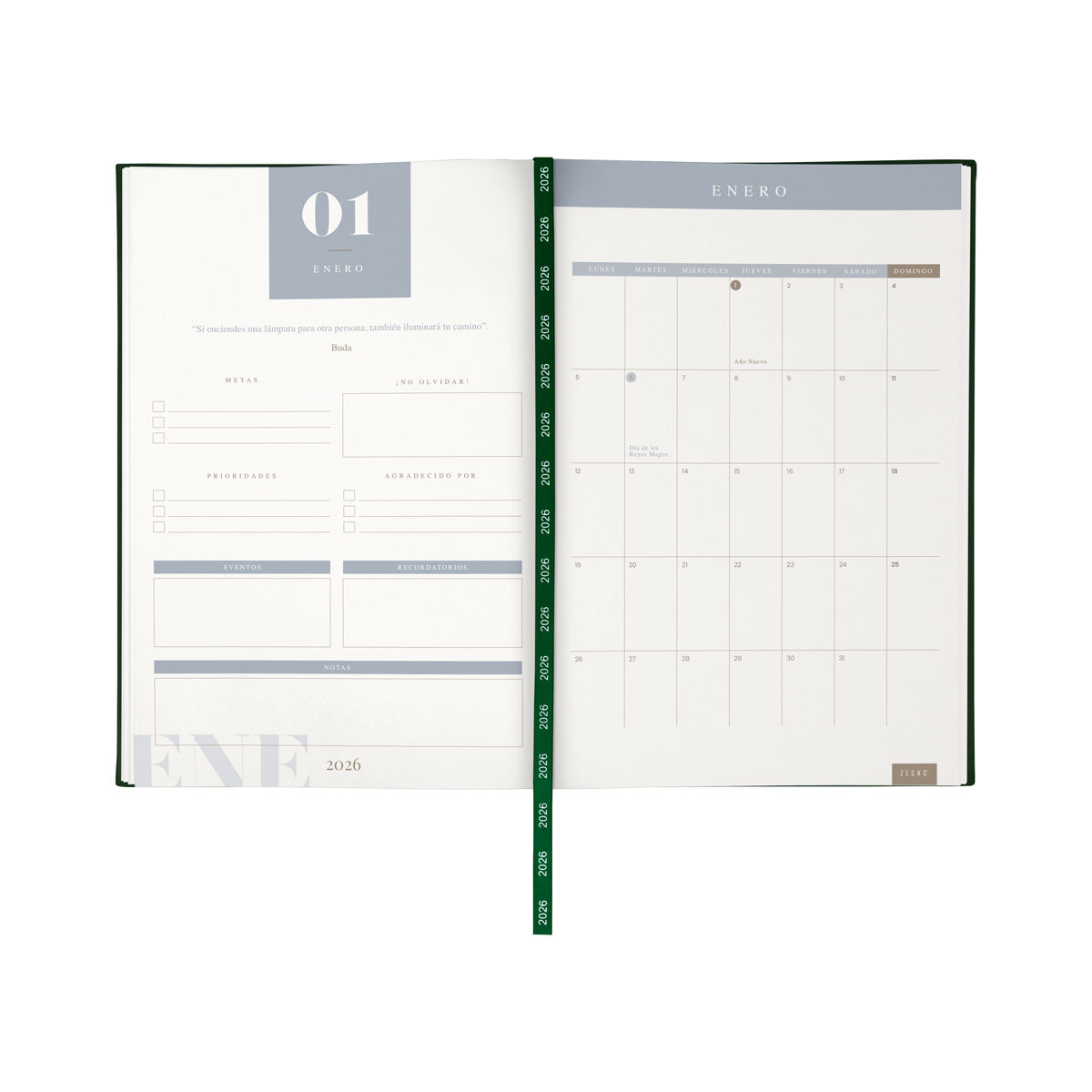 AGENDA DIARIA CLÁSICA 2026