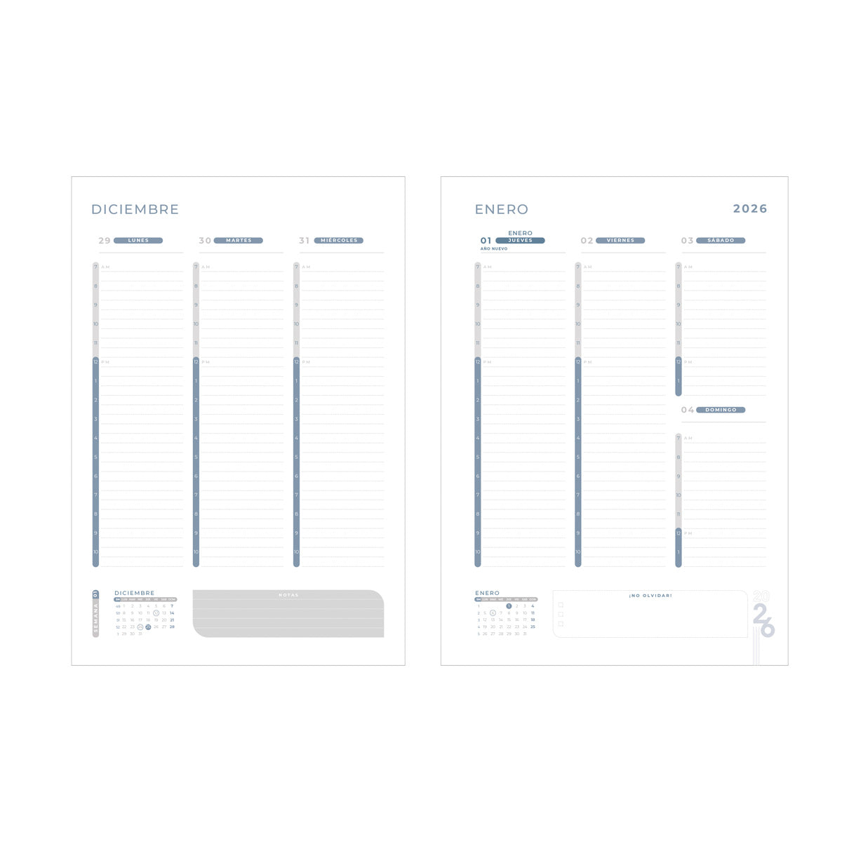 AGENDA SEMANAL TERRA 2026