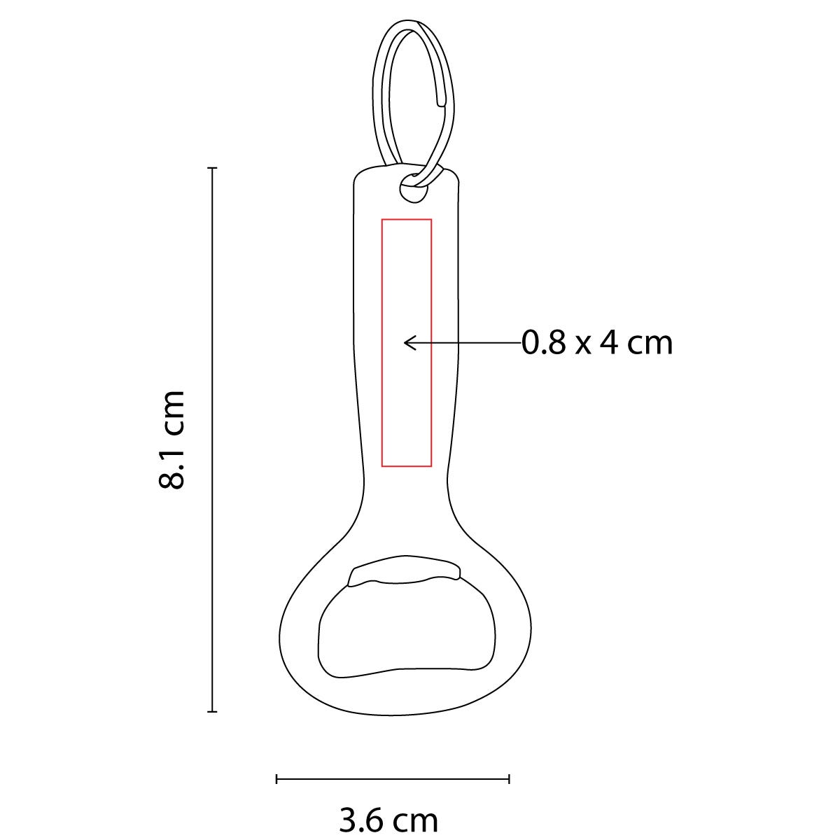 LAMPUNG BOTTLE OPENER KEYCHAIN